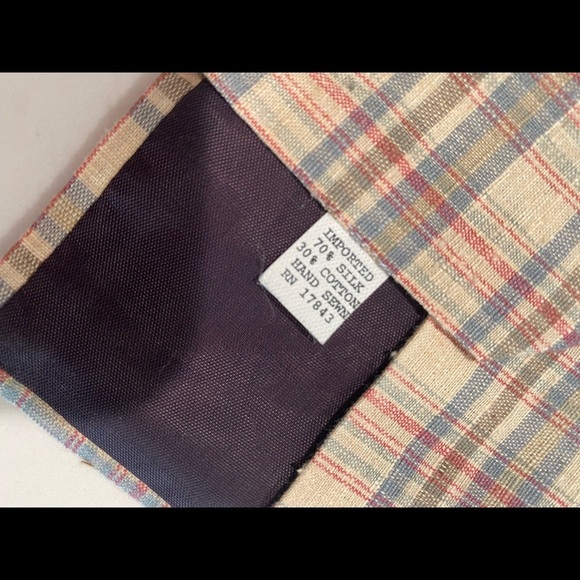 Lands' End Classic Silk Men's Necktie Formal Business Wedding Accessory - Picture 8 of 12